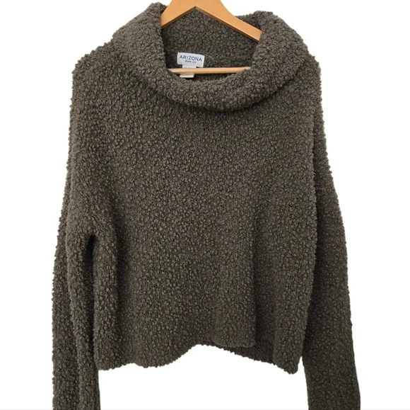 Arizona Jean Company Women's Dark Green Cowl Neck Sweater Size XL - Picture 1 of 4